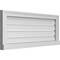 Ekena Millwork Vertical Surface Mount PVC Gable Vent: Functional, w/ 2"W x 2"P Brickmould Sill Frame, 34"W x 14"H GVPVE34X1403SF - alternate 4
